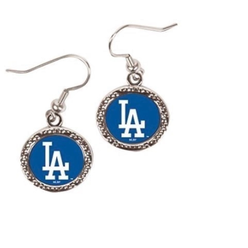 Blue LA Logo Earrings